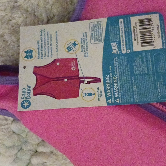 Sand Dollar Swim Vest. 2 to 4 Years Old. NWT. - Picture 5 of 7